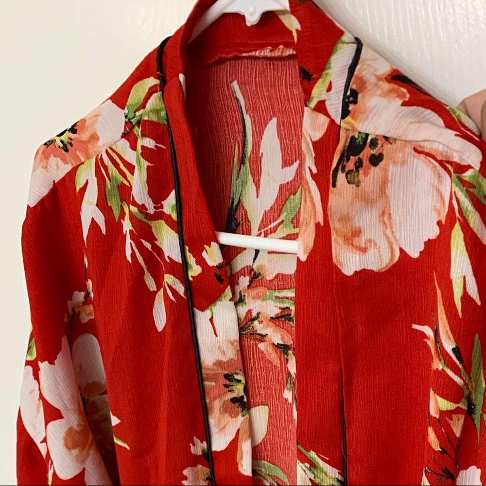 Kimono Floral Cardigan